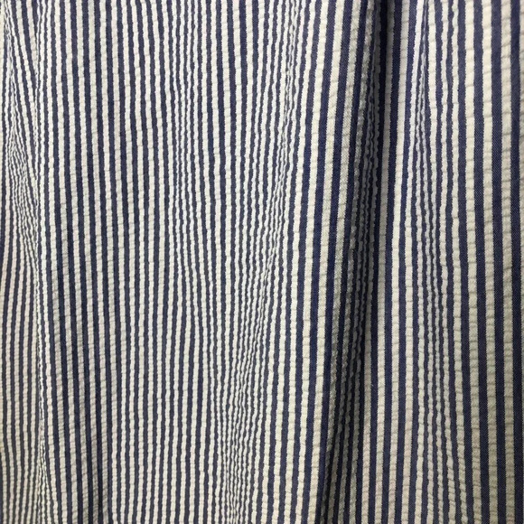 Garnet Hill Seersucker Skirt Size 6 - Picture 5 of 6